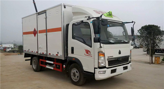  重汽气瓶厢式运输车
